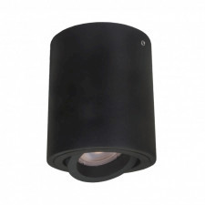 italux lucia it8004r1-bk lampa sufitowa oprawa natynkowa tuba 1x40w czarny aluminium