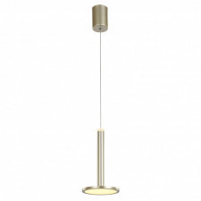 italux oliver md17033012-1a gold lampa wisząca tuba dekoracyjna 1x12w led złoty stal