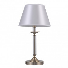 italux tb-28366-1 solana 1x40w lampka stołowa antyczny brąz/biały