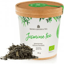 jasmin tea - zielona herbata aromatyzowana organicznymi kwiatami jaśminu, 40 g
