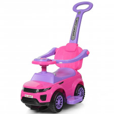 Jeździk dla dzieci 3w1 różowy samochód