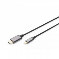 Kabel HDMI Digitus DIGITUS Cable adaptador de vídeo USB-C™ - HDMI®, UHD 4K / 30 Hz Szary 1,8 m
