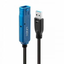 Kabel USB LINDY 43158 8 m Niebieski Czarny