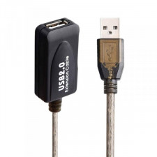 Kabel z rozgałęźnikiem USB Ewent EW1024 25 m Czarny