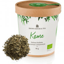 kame - organiczna zielona herbata sencha z mirtem cytrynowym, 40 g