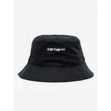 kapelusz carhartt wip script bucket hat czarny / biały