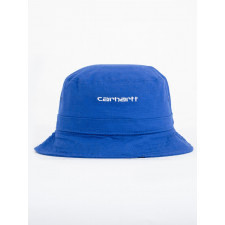 kapelusz niebieski carhartt wip script bucket hat
