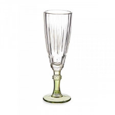 Kieliszek do szampana Exotic Szkło Kolor Zielony 6 Sztuk (170 ml)