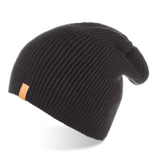 Klasyczna czapka męska Brødrene cz7 czarna 9920