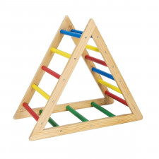 Kolorowa trójkątna drabinka edukacyjna