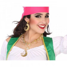 Komplety biżuterii damskiej Akcesoria do kostiumów Złoty Arabia