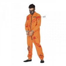 Kostium dla Dorosłych Więzień Zombie Pomarańczowy Morderca XL (XL)