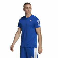 Koszulka sportowa z krótkim rękawem Adidas Niebieski (M)