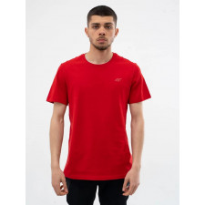 Koszulka Z Krótkim Rękawem Czerwona 4F Classic Logo