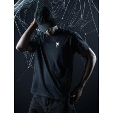 Koszulka Z Krótkim Rękawem Męska Czarna MyStars Spider Logo