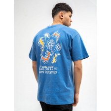 koszulka z krótkim rękawem męska niebieska carhartt wip splash