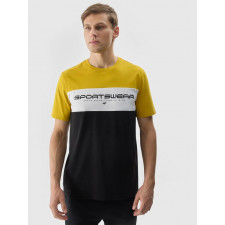 Koszulka Z Krótkim Rękawem Męska Żółta 4F Brand