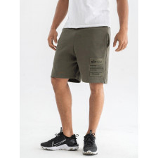 krótkie spodenki dresowe alpha industries patch short lf khaki