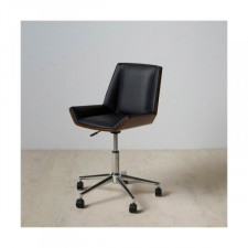 Krzesło Biurowe 52 x 54 x 79 cm Czarny Brązowy