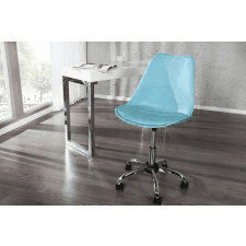Krzesło biurowe jakob nowoczesny turkus