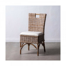 Krzesło do Jadalni 45 x 50 x 92 cm Naturalny Rattan