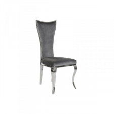 Krzesło do Jadalni DKD Home Decor 48 x 51 x 110 cm Srebrzysty Szary