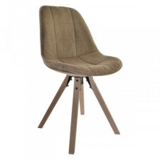 Krzesło do Jadalni DKD Home Decor Brązowy Wielokolorowy Drewno 47 x 55 x 85 cm