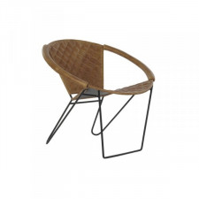 Krzesło do Jadalni DKD Home Decor Czarny Jasnobrązowy 81 x 67 x 71 cm