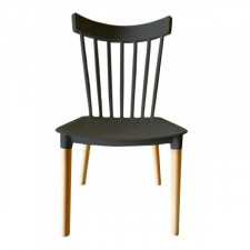 Krzesło do Jadalni Versa Czarny 52,5 x 80 x 43 cm