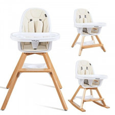 krzesło do karmienia niemowląt z wymiennymi nogami