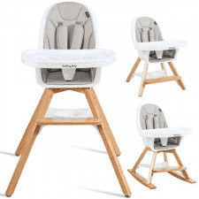 krzesło do karmienia niemowląt z wymiennymi nogami