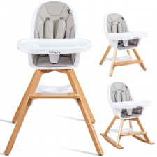 Krzesło do karmienia niemowląt z wymiennymi nogami