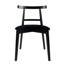krzesło drewniane miso czarne, bukowe
