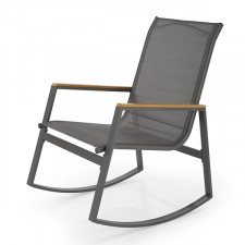 Krzesło ogrodowe Zlatan 62 x 86 x 97 cm, szare 