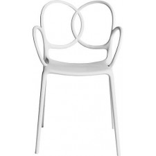 Krzesło Sissi białe z podłokietnikami