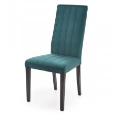 Krzesło tapicerowane Diego 2 tkanina velvet Monolith 37 ciemny zielony, nóżki drewno lite bukowe cza