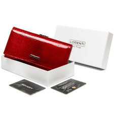 lakierowany portfel czerwony lorenti 72031-rs-rfid red