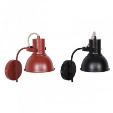 Lampa ścienna DKD Home Decor 15 x 20 x 28 cm 16,5 x 26 x 28 cm Czerwony Czarny Metal 220 V 50 W Loft
