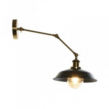 Lampa ścienna DKD Home Decor Czarny Złoty Metal 50 W Vintage 220 V 26 x 53 x 23 cm