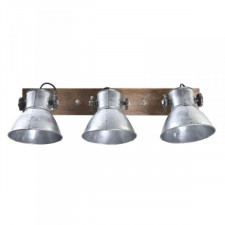 Lampa ścienna DKD Home Decor Srebrzysty Metal Brązowy 220 V 50 W (64 x 18 x 26 cm)