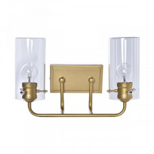 Lampa ścienna DKD Home Decor Szkło Złoty Metal 220 V 50 W (41 x 17 x 24 cm)
