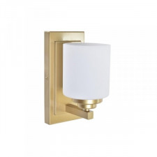 Lampa ścienna DKD Home Decor Szkło Złoty Metal Biały (12 x 17 x 25 cm)