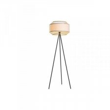 Lampa Stojąca DKD Home Decor Czarny Metal Bambus 50 W 220 V 50 x 50 x 163 cm
