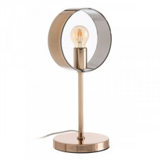 Lampa stołowa 20 x 18 x 44 cm Szkło Złoty Metal