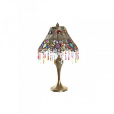 Lampa stołowa DKD Home Decor 31 x 31 x 52 cm Złoty Metal Wielokolorowy 220 V 25 W 50 W
