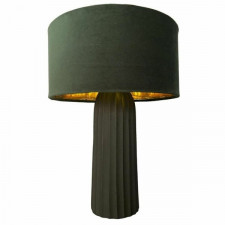 Lampa stołowa DKD Home Decor Aksamit Aluminium Kolor Zielony (26 x 26 x 37 cm)