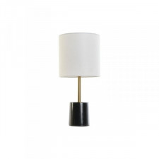 Lampa stołowa DKD Home Decor Biały Czarny Metal Marmur 50 W 220 V 20 x 20 x 42 cm