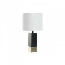 Lampa stołowa DKD Home Decor Biały Czarny Złoty Metal 50 W 220 V 36 x 36 x 60 cm