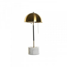 Lampa stołowa DKD Home Decor Czarny Złoty Metal Marmur 50 W 220 V 25 x 25 x 58 cm