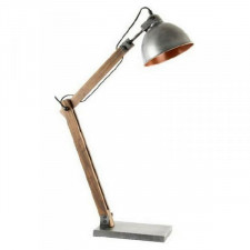 Lampa stołowa DKD Home Decor Metal Drewno 220 V 25W (50 x 19 x 79 cm)
